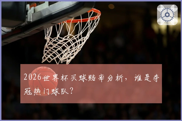 2026世界杯买球赔率分析，谁是夺冠热门球队？